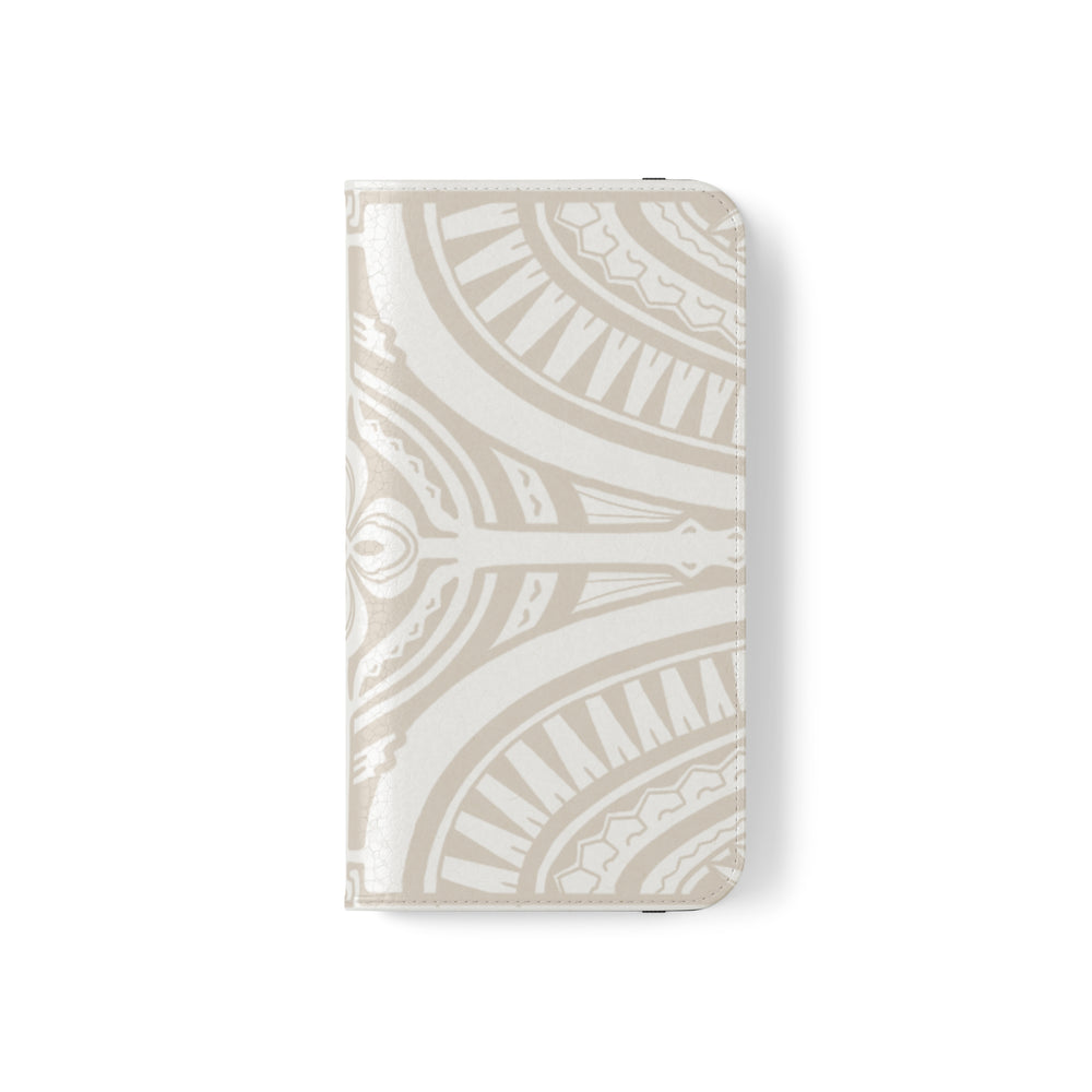 Polynesian Phone Tip Case, White