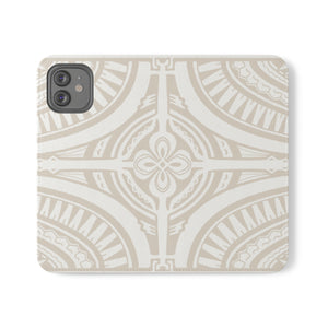 Polynesian Phone Tip Case, White