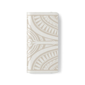Polynesian Phone Tip Case, White