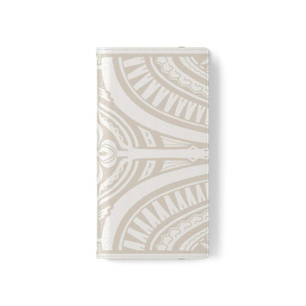 Polynesian Phone Tip Case, White